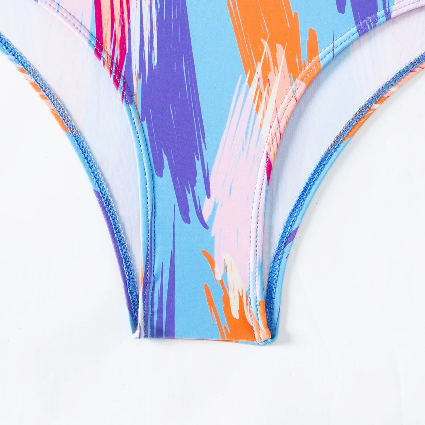 Women's High Waisted Three-Piece Swimsuit