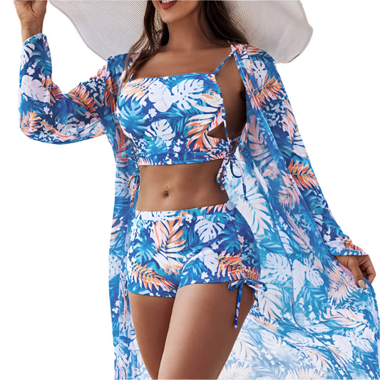 Summer Three-Piece Swimsuits Set