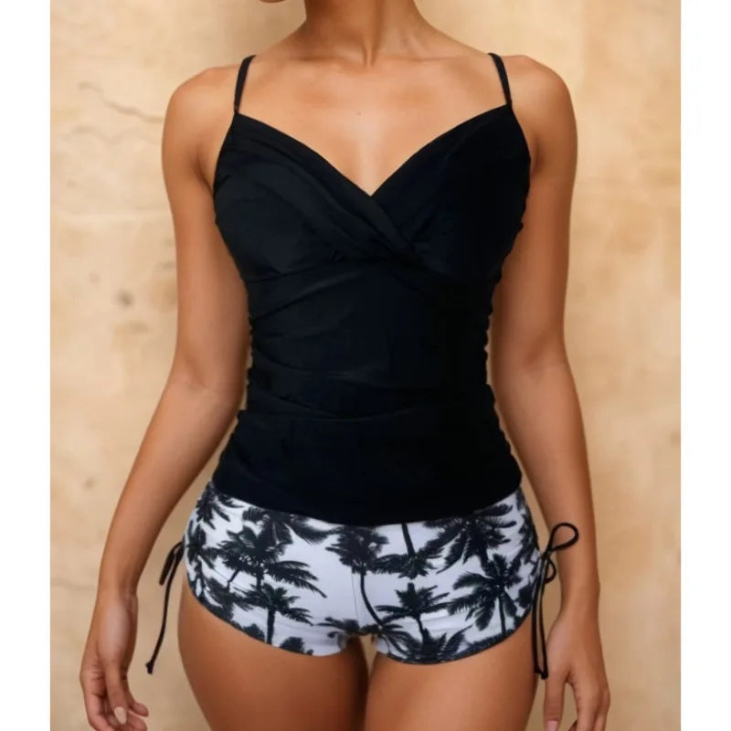 Summer Separate Swimsuits Tankini Set