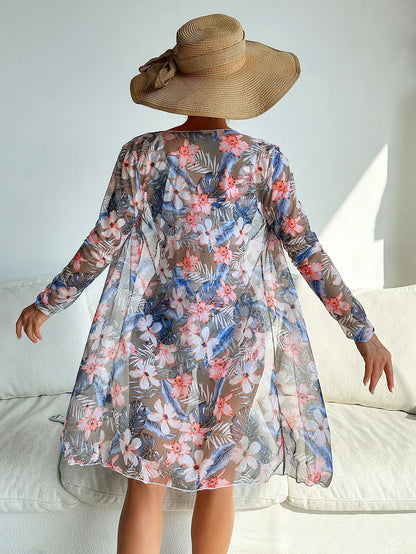 Push Up Floral Printed Swimsuit Set