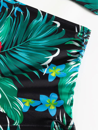 Push Up Beach Wear Three-Piece Bathing Suits