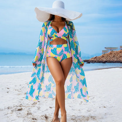 Women's Three-Piece Sexy Bikinis Swimsuits