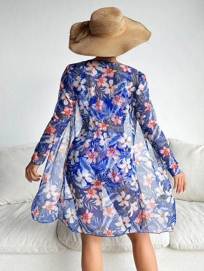 Push Up Floral Printed Swimsuit Set