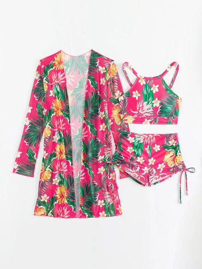 Push Up Beach Wear Three-Piece Bathing Suits