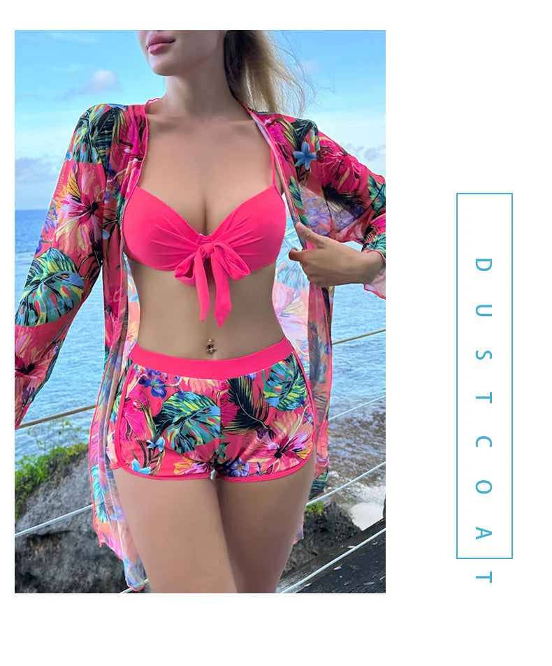 Three-Piece Bathing Swimsuits Set