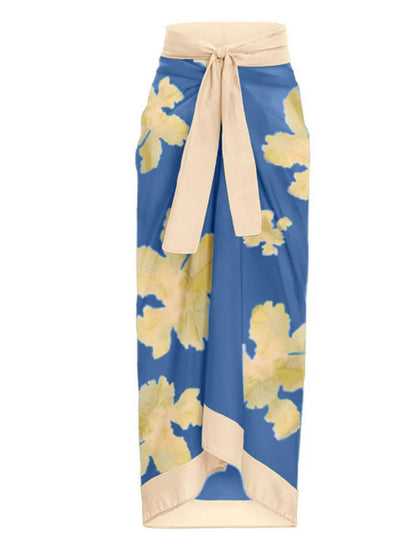 One Piece Summer Print Swimsuit