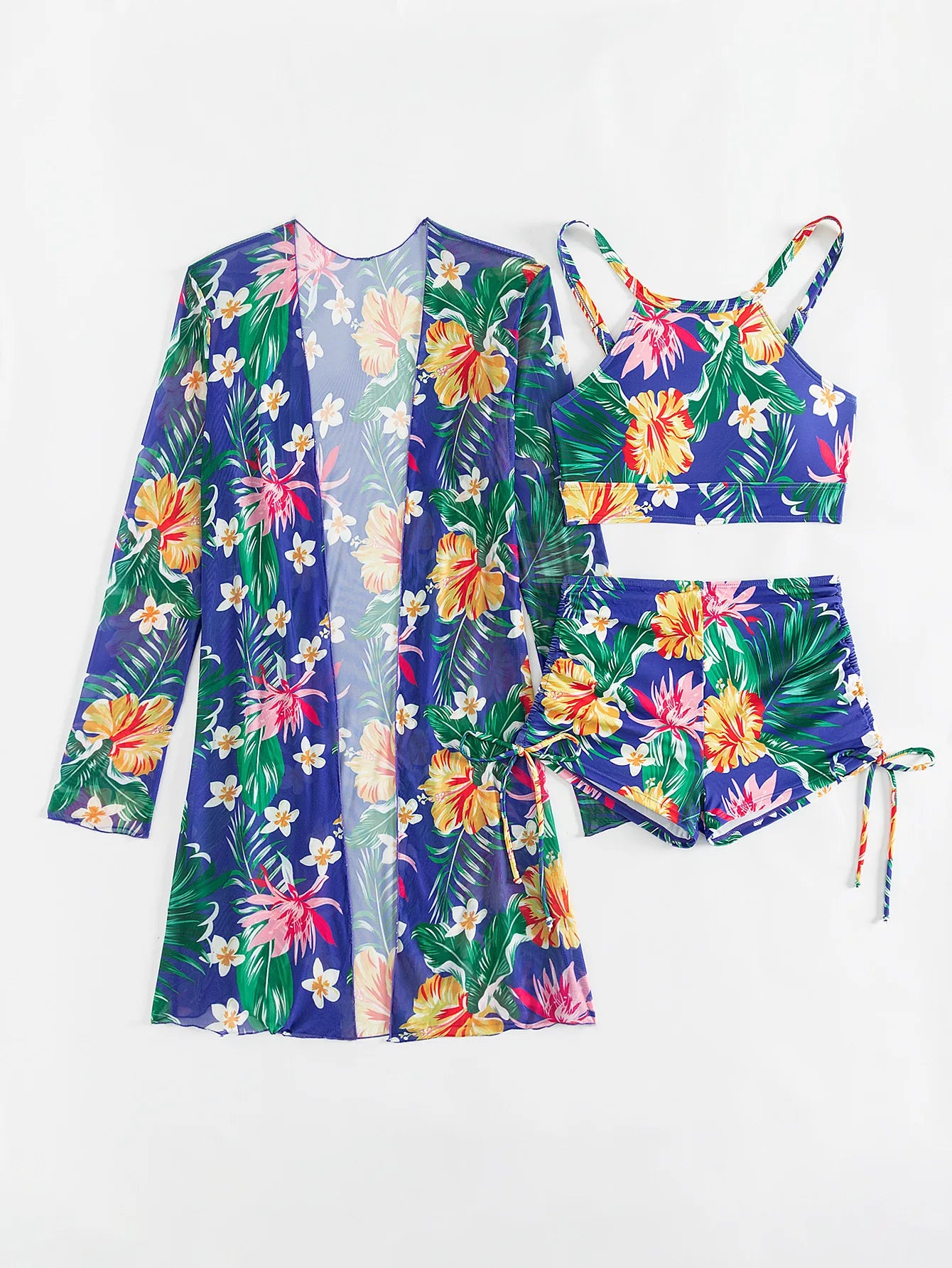 Push Up Beach Wear Three-Piece Bathing Suits