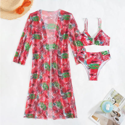 Women's Sexy Three-Piece Swimwear Beach Suit
