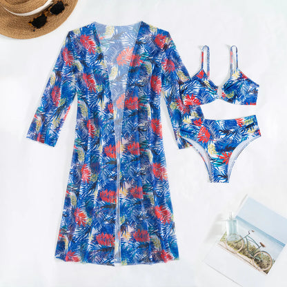 Women's Sexy Three-Piece Swimwear Beach Suit