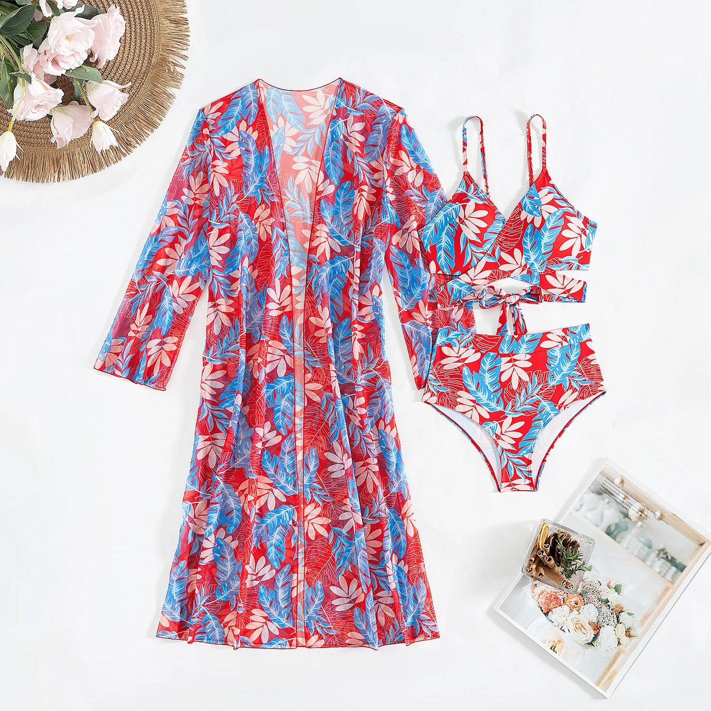 Women's Three-Piece Sexy Bikinis Swimsuits