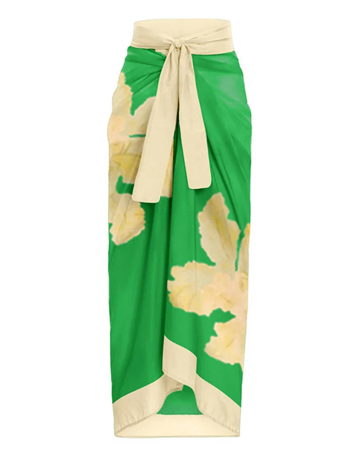 One Piece Summer Print Swimsuit