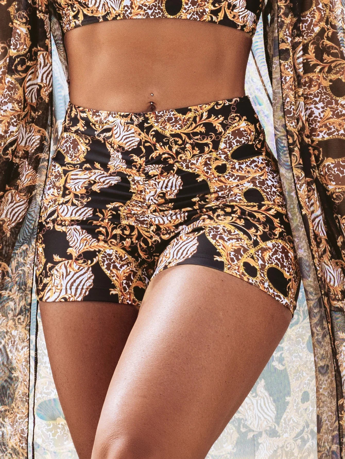 Push Up For Beach Wear Three-Piece Bathing Suit