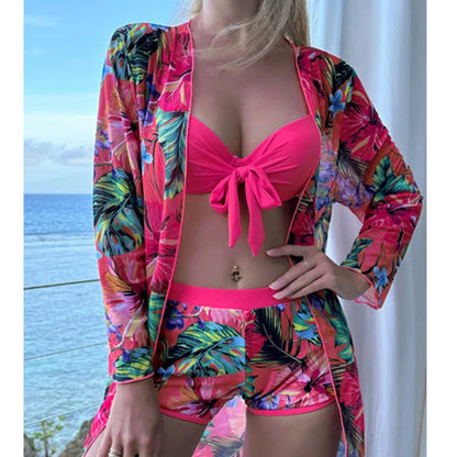 Three-Piece Bathing Swimsuits Set