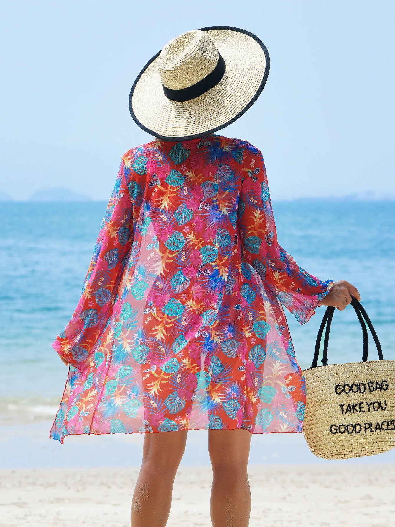 Women's Sexy Floral Three-Piece High Waist Swimsuits