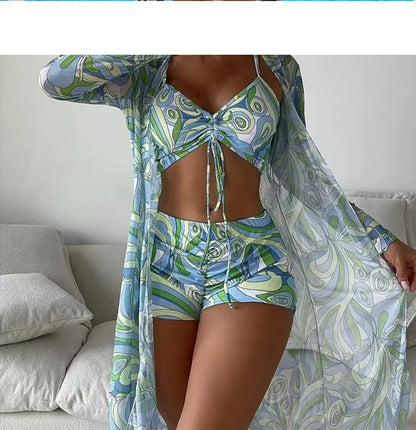 Summer Sports Beach Wear Two-Piece Swimsuit