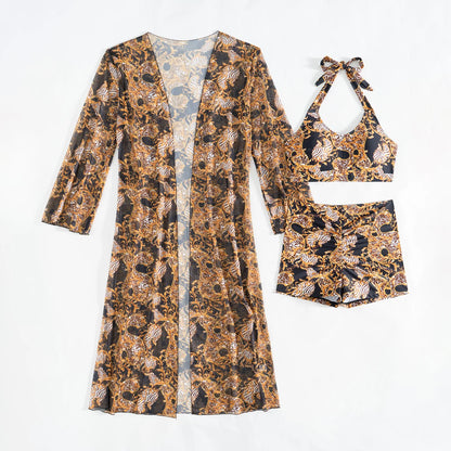 Push Up For Beach Wear Three-Piece Bathing Suit