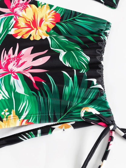 Push Up Beach Wear Three-Piece Bathing Suits