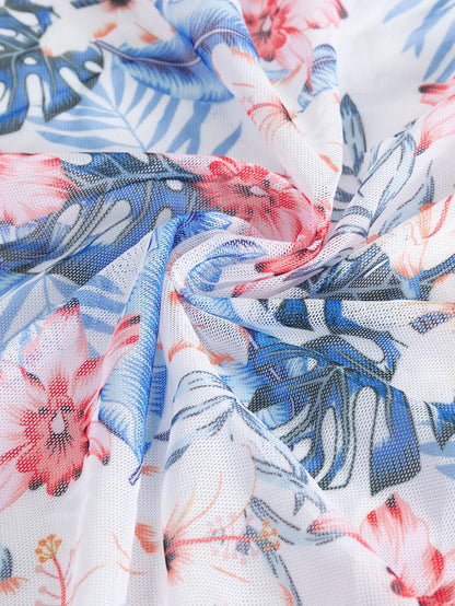 Push Up Floral Printed Swimsuit Set