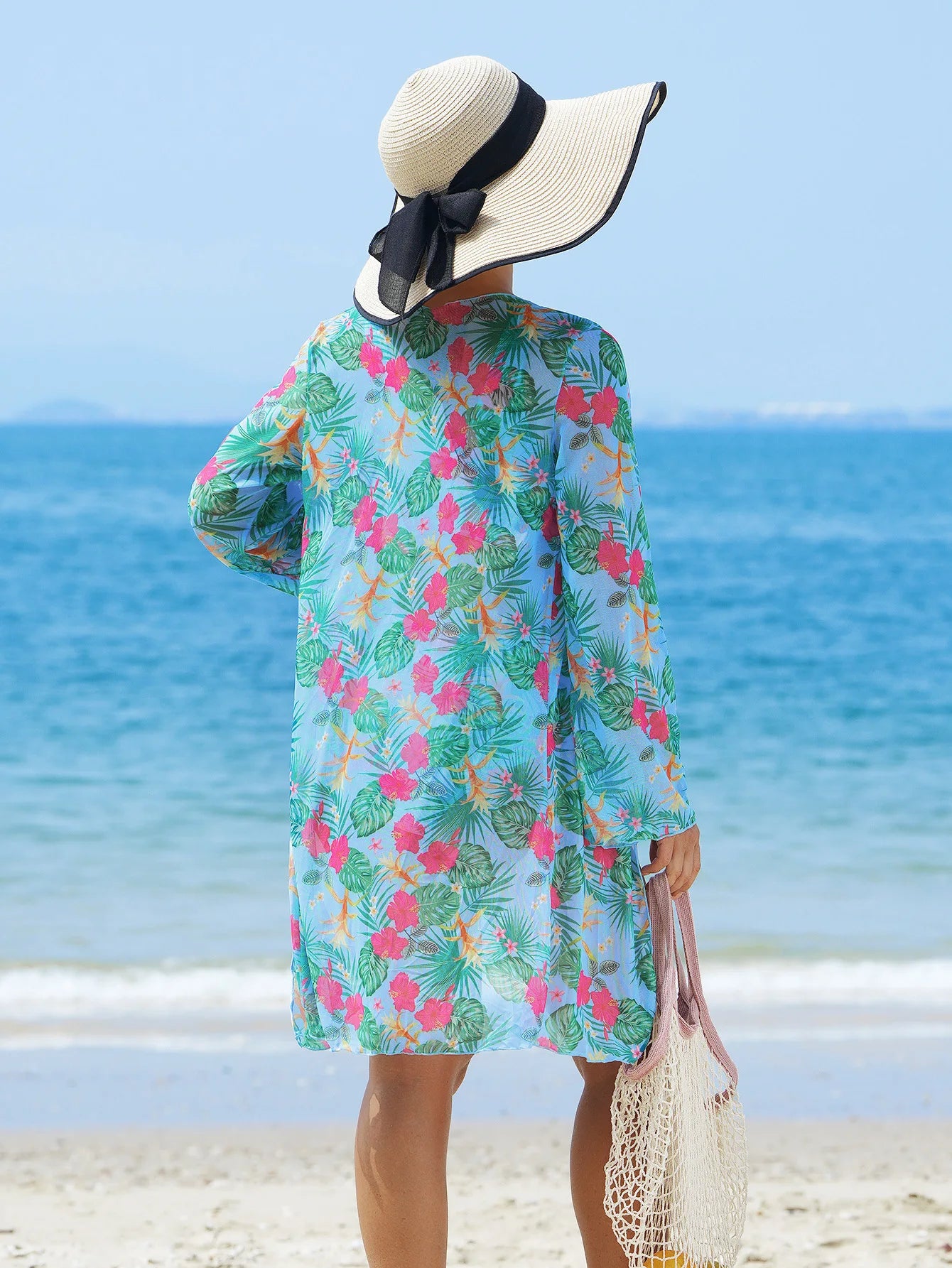 Women's Sexy Floral Three-Piece High Waist Swimsuits