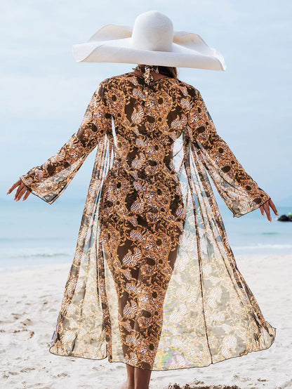 Women's Push Up Three-Piece Beach Suit