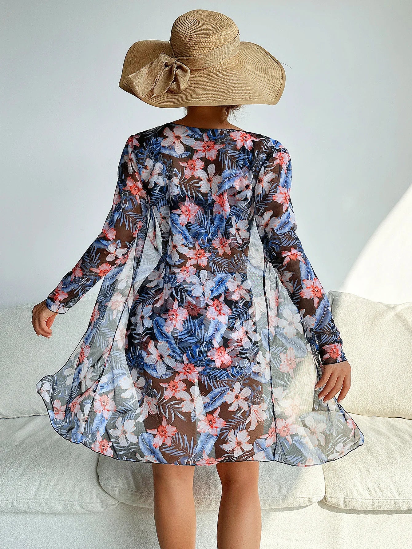 Push Up Floral Printed Swimsuit Set