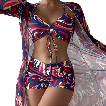 Summer Sports Beach Wear Two-Piece Swimsuit