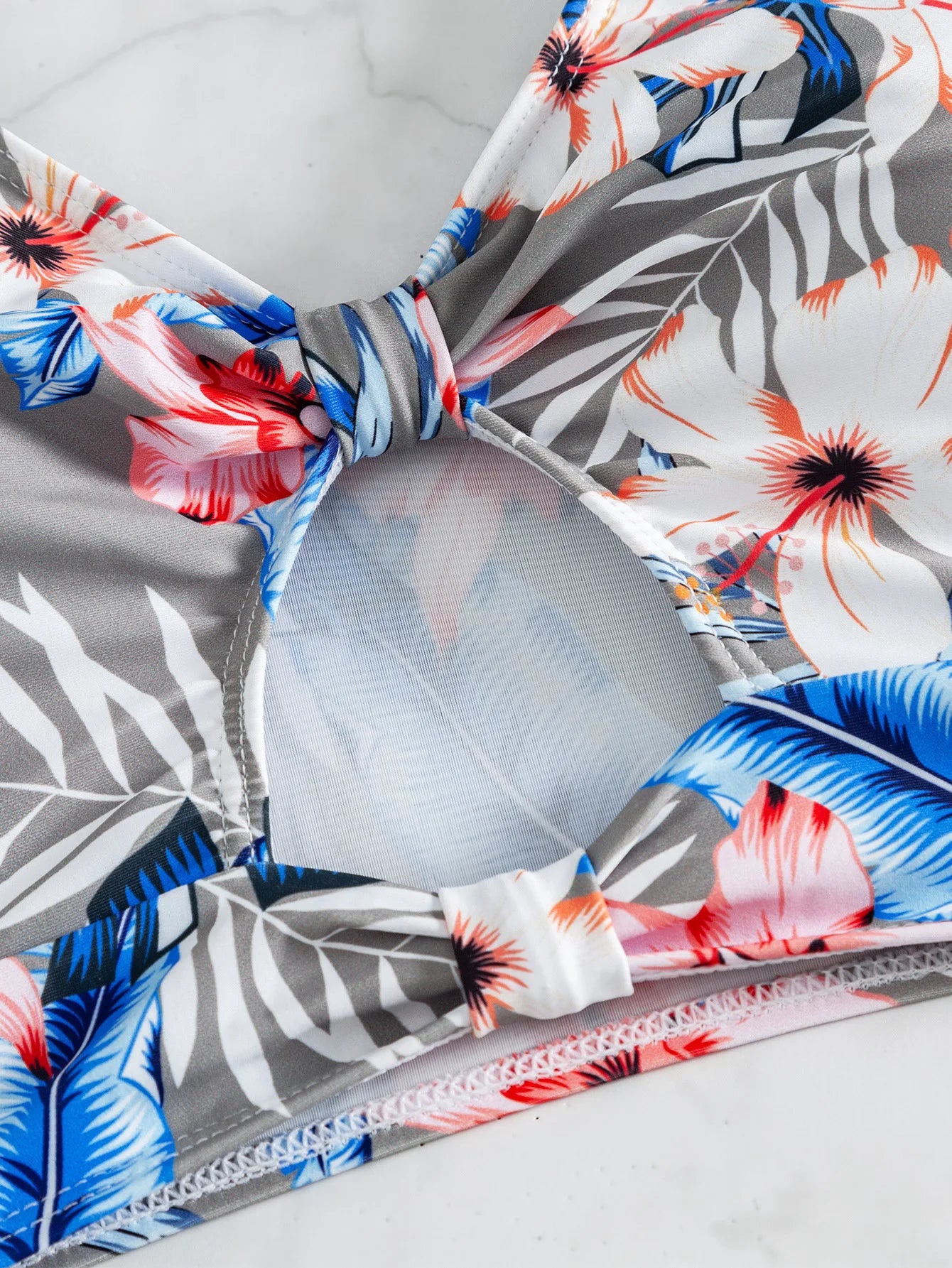 Push Up Floral Printed Swimsuit Set