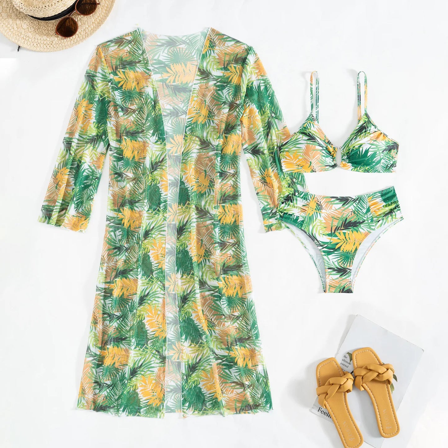 Women's Sexy Three-Piece Swimwear Beach Suit