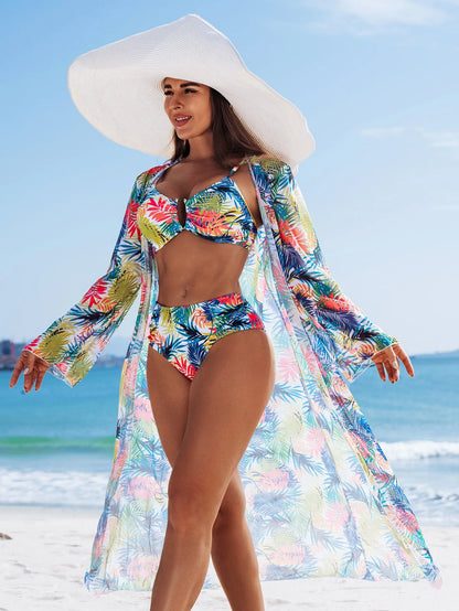 Women's Sexy Three-Piece Swimwear Beach Suit