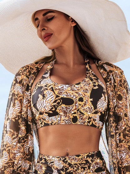 Push Up For Beach Wear Three-Piece Bathing Suit