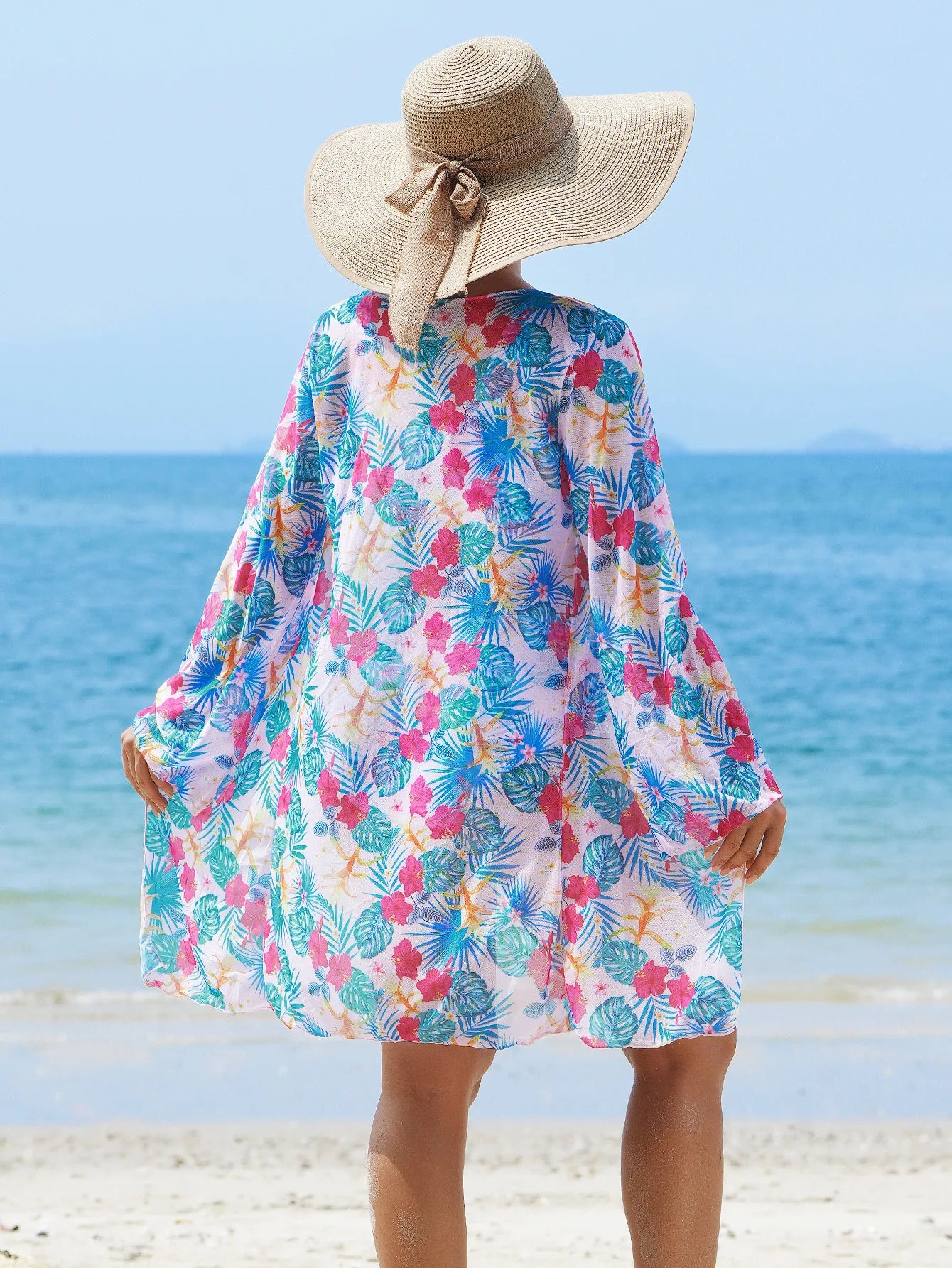 Women's Sexy Floral Three-Piece High Waist Swimsuits