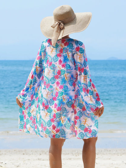 Women's Sexy Floral Three-Piece High Waist Swimsuits