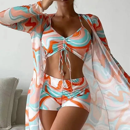 Summer Sports Beach Wear Two-Piece Swimsuit