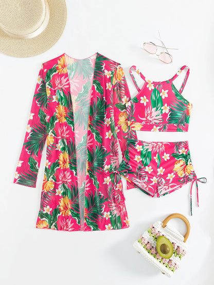 Push Up Beach Wear Three-Piece Bathing Suits