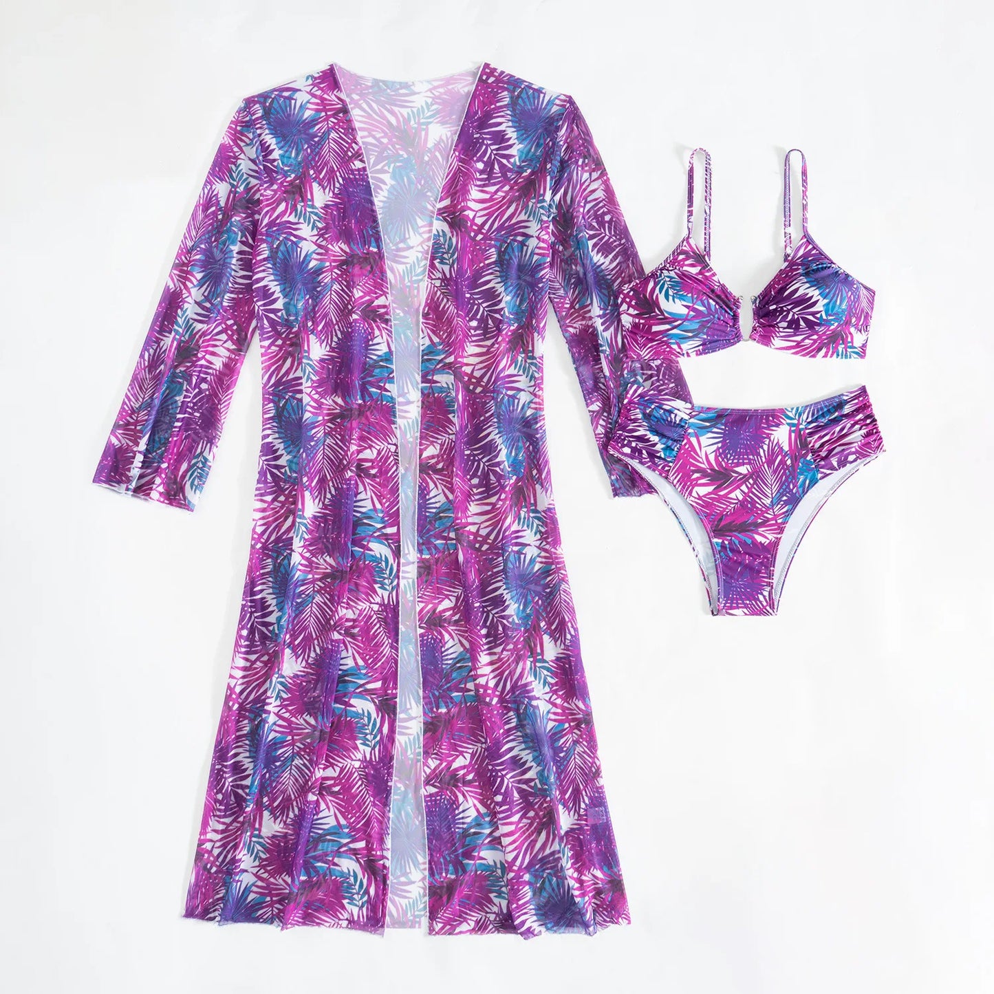 Women's Sexy Three-Piece Swimwear Beach Suit