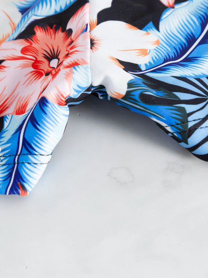 Push Up Floral Printed Swimsuit Set