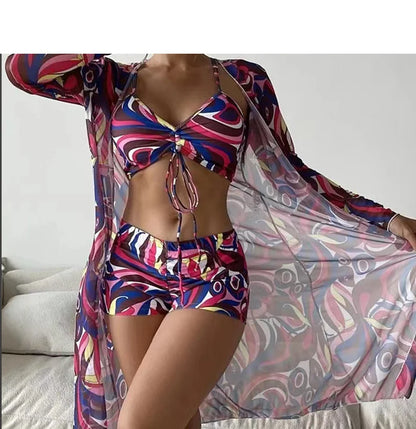 Summer Sports Beach Wear Two-Piece Swimsuit