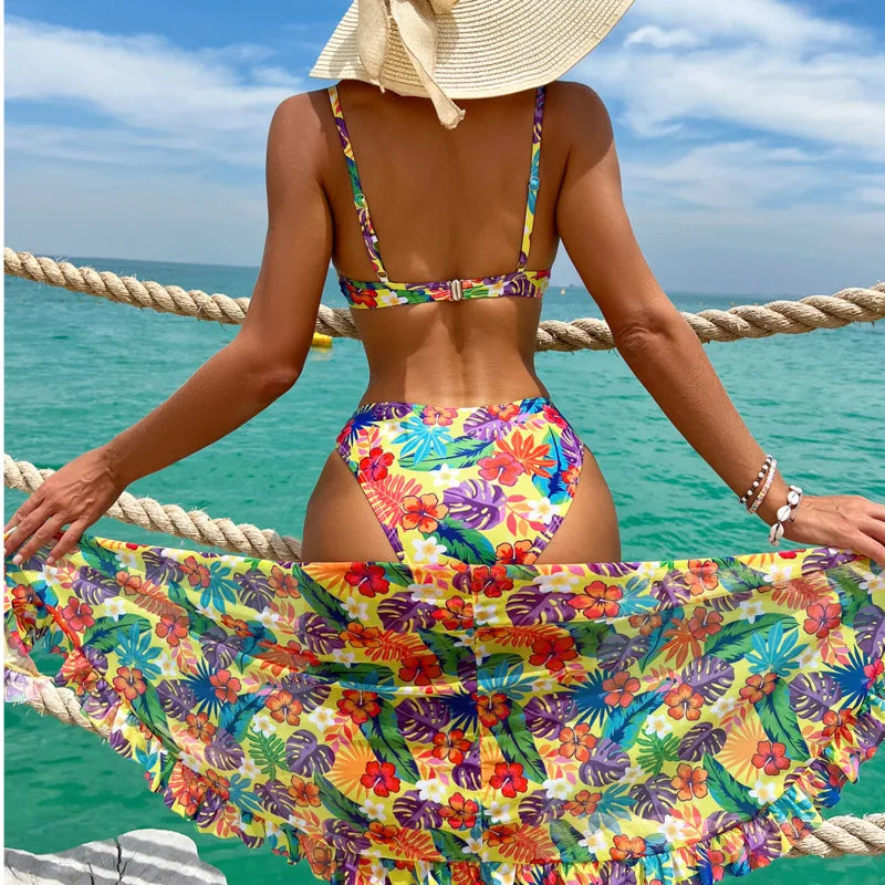 Women's Swimwear Push Up Female Beach Suit