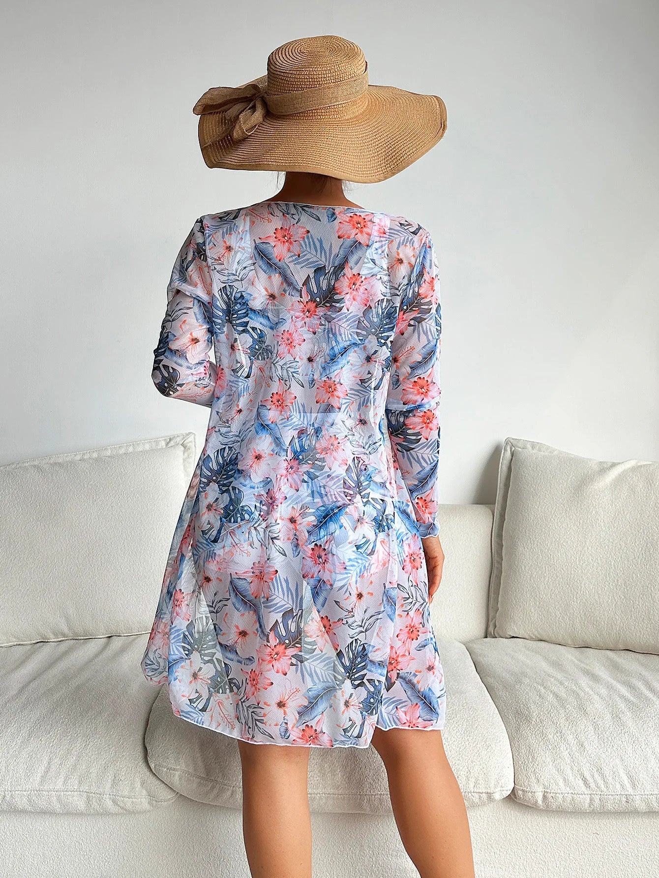 Push Up Floral Printed Swimsuit Set