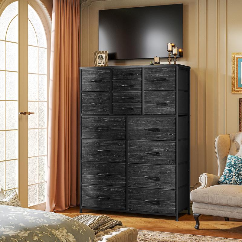 Dresser with Fabric Drawers